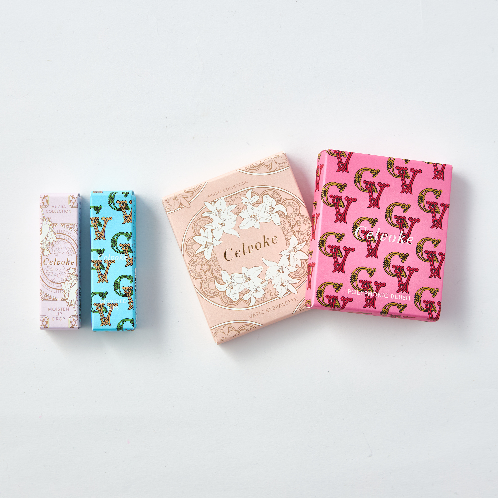 【箱付き美品】リップセット 限定色　ブランド品 BOX付/数量限定】セルヴォーク限定デザインリップ＆パレットセット
